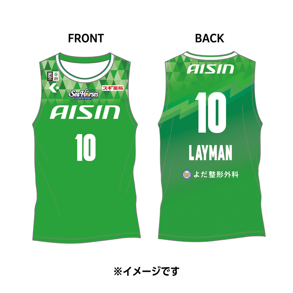 【受注生産】【11/25(火)12:00～12/8(月)23:59 期間限定受注】【2026/2/下旬以降出荷予定】2025-26 ★西尾市コラボ オーセンティックユニフォーム(上) 詳細画像 #10 ジェイク・レイマン 1