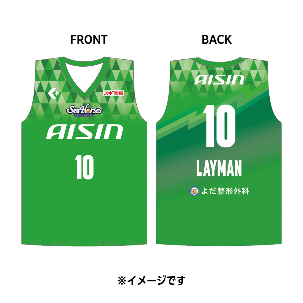 【受注生産】【11/25(火)12:00～12/8(月)23:59 期間限定受注】【2026/2/下旬以降出荷予定】2025-26 ★西尾市コラボ レプリカユニフォーム 詳細画像 #10 ジェイク・レイマン 1