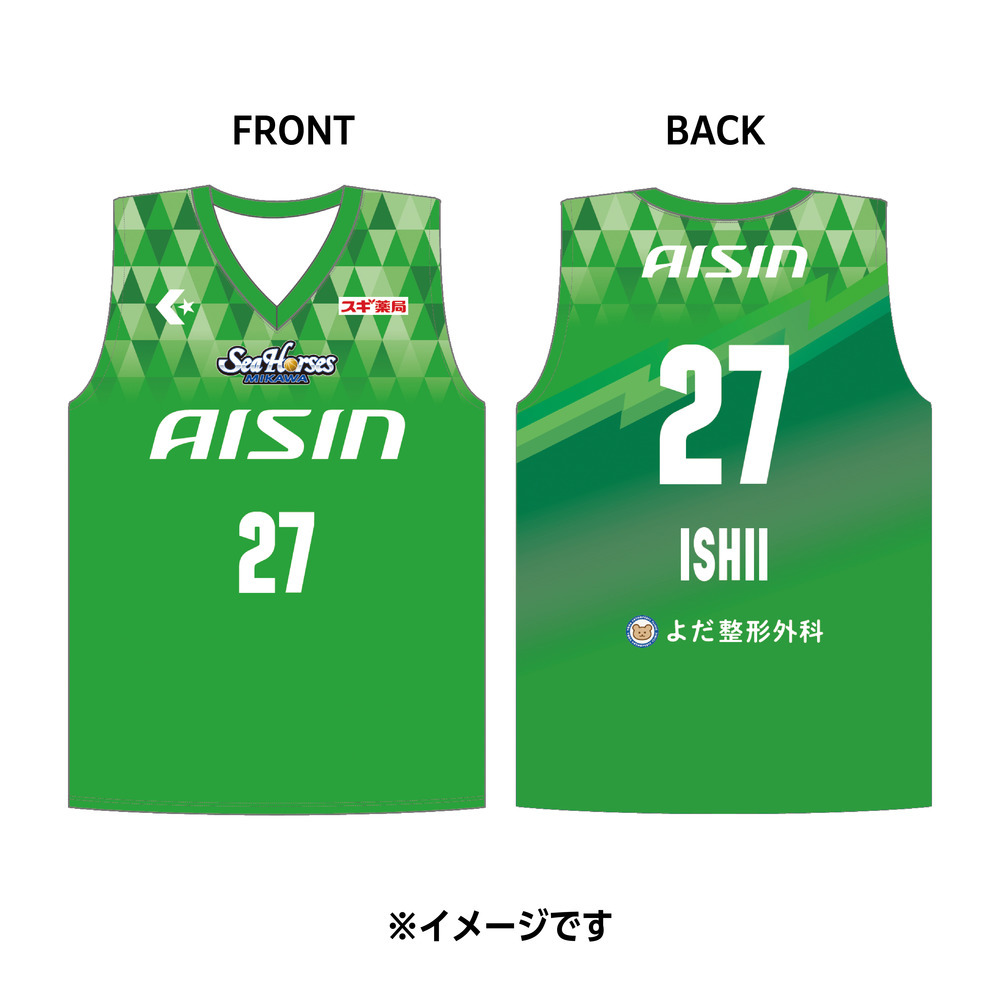 【受注生産】【11/25(火)12:00～12/8(月)23:59 期間限定受注】【2026/2/下旬以降出荷予定】2025-26 ★西尾市コラボ レプリカユニフォーム 詳細画像 #27 石井 講祐 1