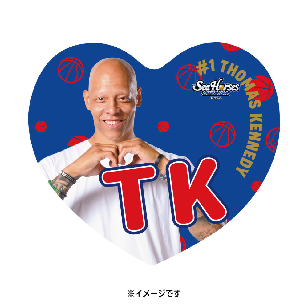 【EC受注限定】【2/11(水)～2/20(金)23:59 期間限定受注】【3月下旬以降出荷予定】2025-26 バレンタインハート形タオル 詳細画像 #1 トーマス・ケネディ 1