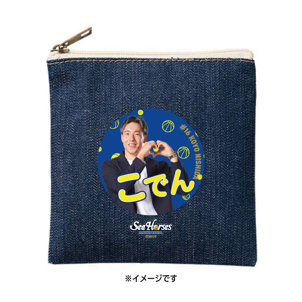 【EC受注限定】【2/11(水)～2/20(金)23:59 期間限定受注】【3月下旬以降出荷予定】2025-26 バレンタインフラットポーチ 詳細画像 #16 西田 公陽 1