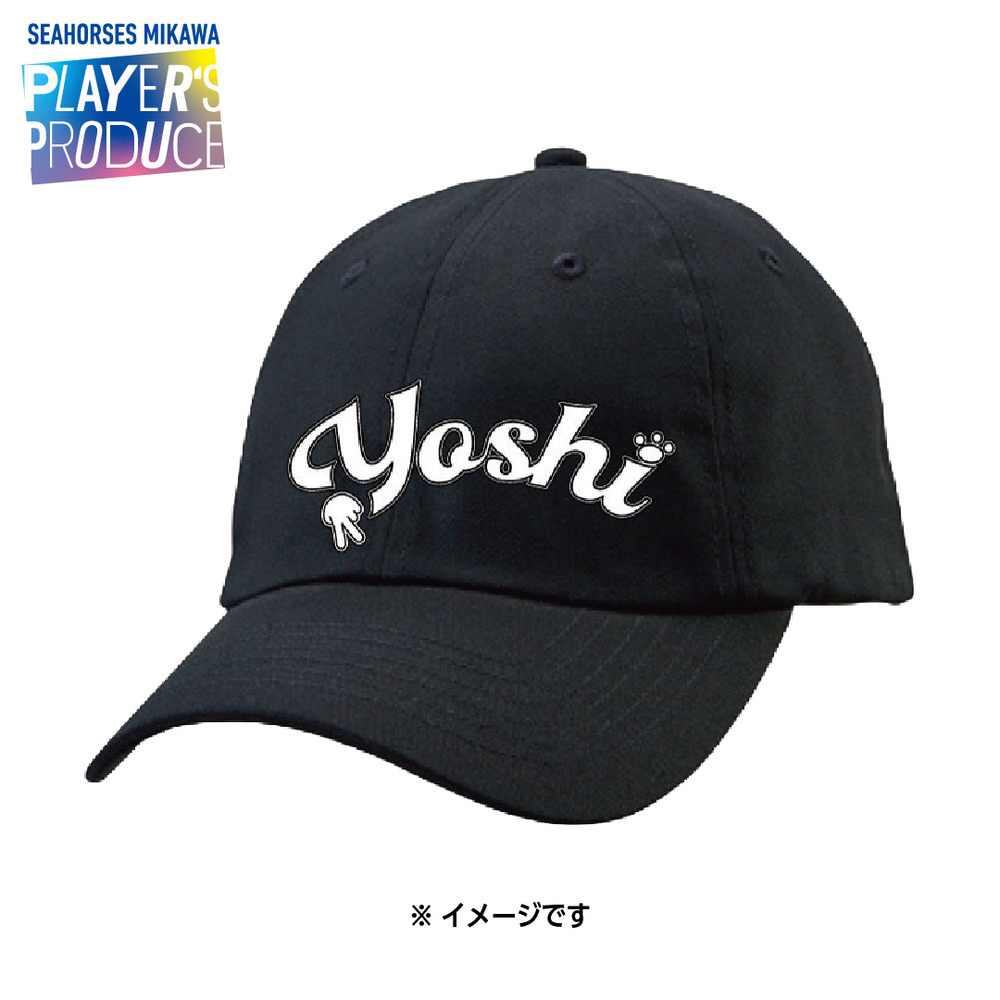 2025-26 PEACEyoshiロゴ キャップ（11久保田選手プロデュース） 詳細画像 ブラック 1