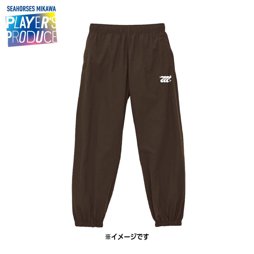 2025-26 777ロゴ ナイロンパンツ（7長野選手プロデュース） 詳細画像 ダークチョコレート 1