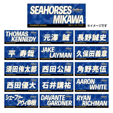 2025-26 ネームフェイスタオル