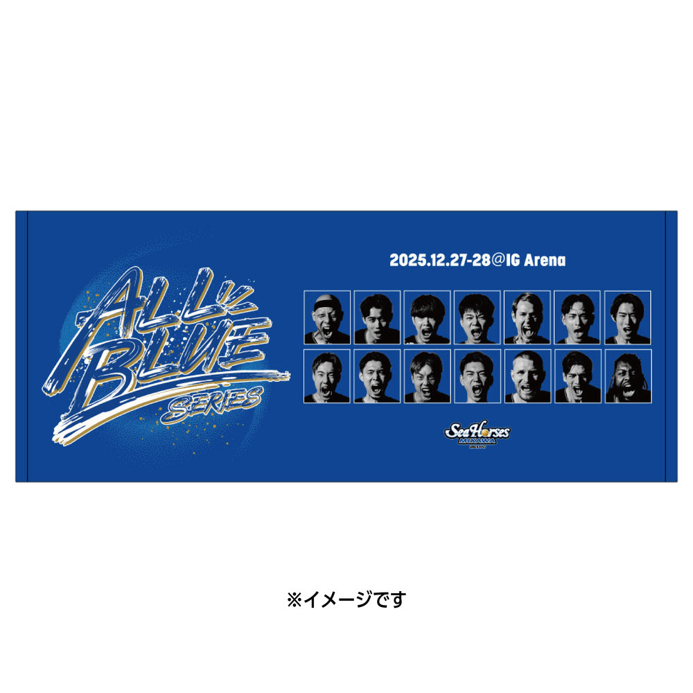 2025-26 ALL BLUE フェイスタオル 詳細画像 1カラー(選択不可) 1