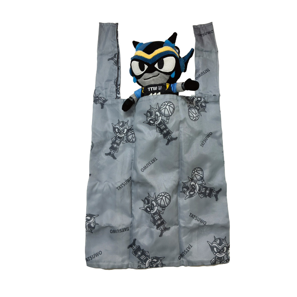 タツヲぬいぐるみエコバッグポシェット 詳細画像 1カラー(選択不可) 4