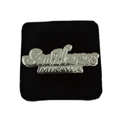 シルバーロゴピンバッジ