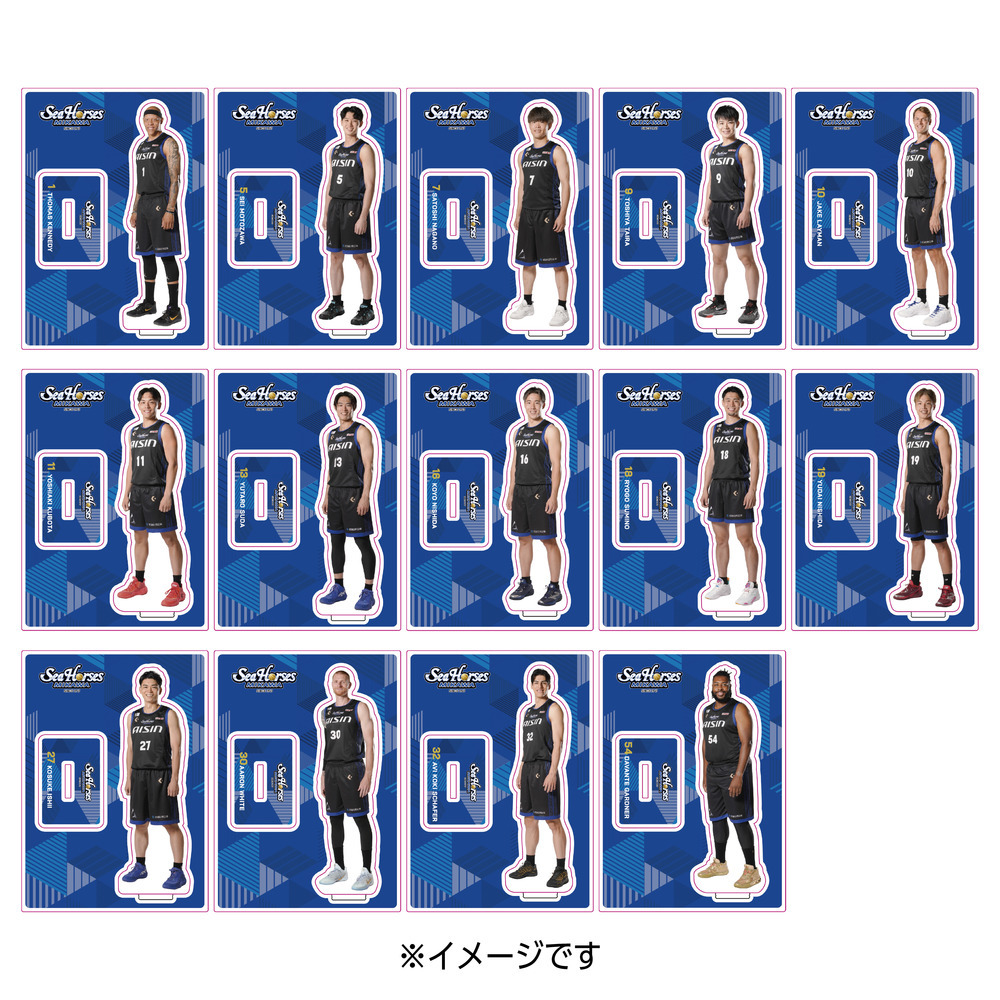 2025-26 アクリルスタンド レギュラーver.｜シーホース三河｜B.LEAGUE