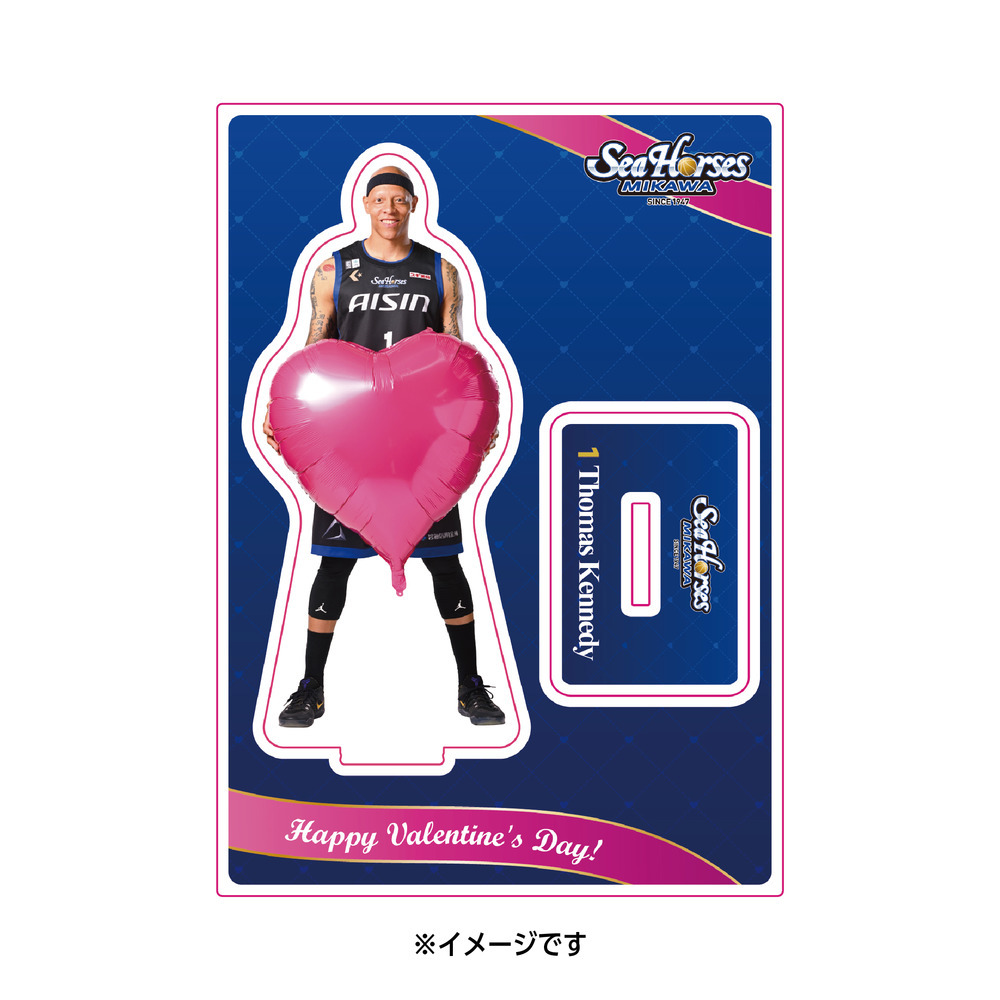 2025-26 アクリルスタンド バレンタインver.｜シーホース三河｜B