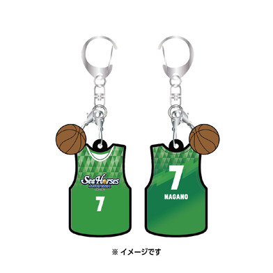 2025-26 西尾市コラボ ユニフォーム型ラバーキーホルダー