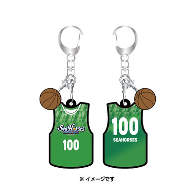 2025-26 西尾市コラボ ユニフォーム型ラバーキーホルダー