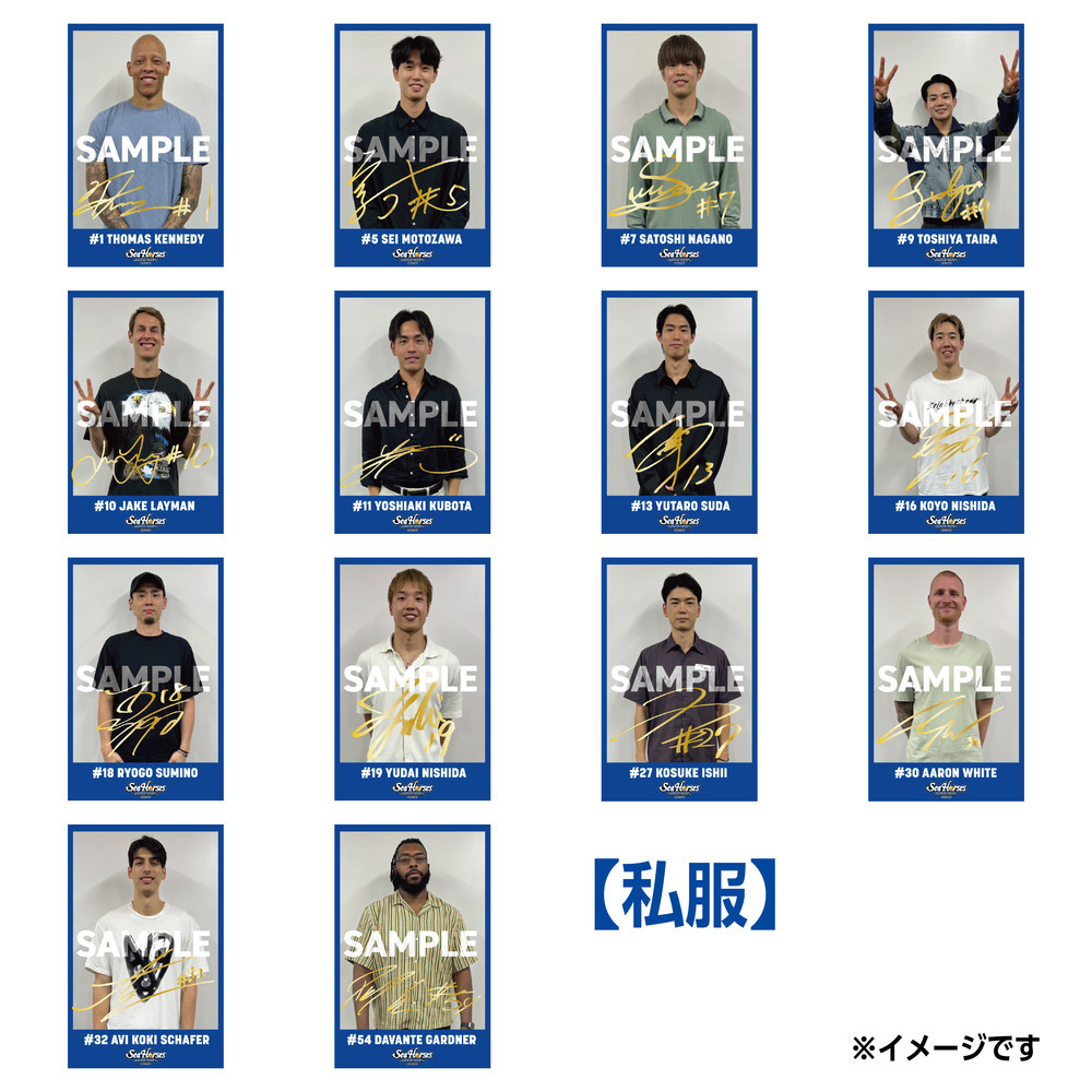 【シークレット】2025-26 プレイヤーズチェキ風トレカ vol.2(オフショット)全42種 詳細画像 1カラー(選択不可) 2