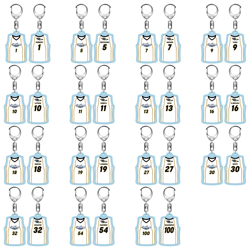 【シークレット】2025-26 復刻ユニ型キーホルダー全15種 詳細画像 1カラー(選択不可) 1