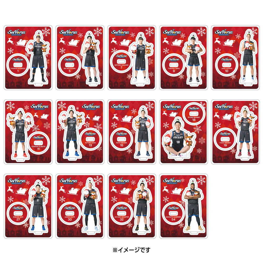 【シークレット】2025-26 アクリルスタンド(クリスマス)全14種 詳細画像 1カラー(選択不可) 2