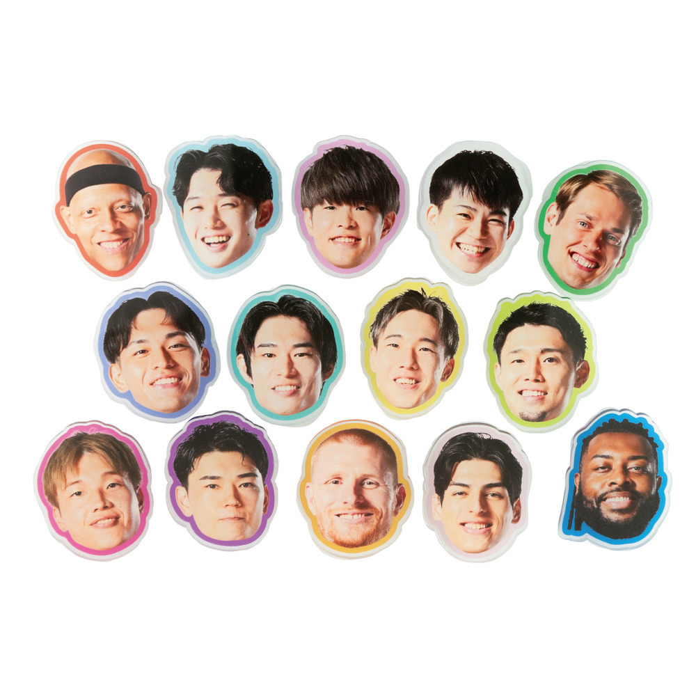 【シークレット】2025-26 プレイヤーズ ランダムフェイスクリップ 全14種 詳細画像 1カラー(選択不可) 2