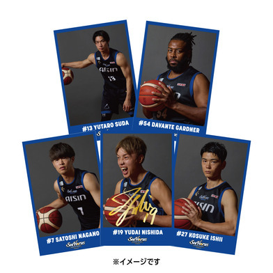 【シークレット】2025-26 プレイヤーズチェキ風トレカ vol.3(ALL BLUE)全42種