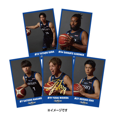 【シークレット】2025-26 プレイヤーズチェキ風トレカ vol.3(ALL BLUE)全42種