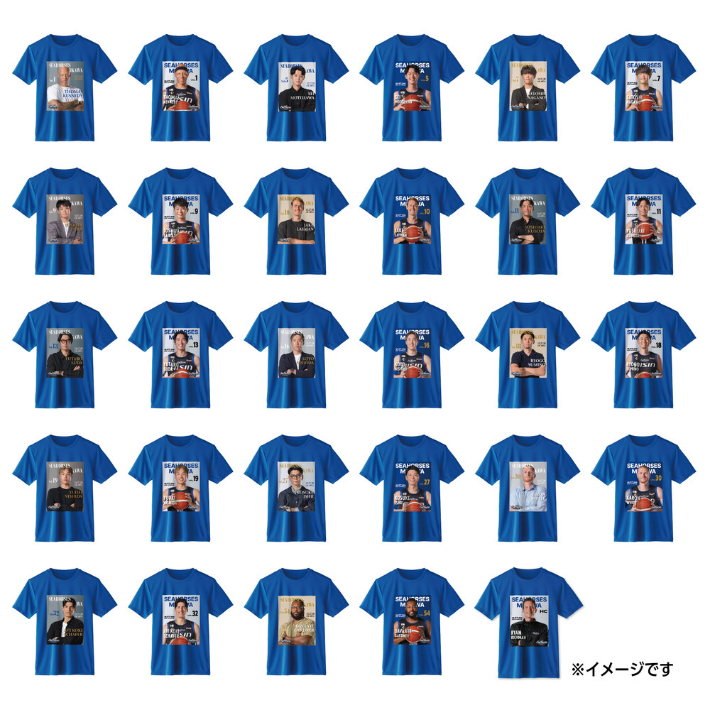 【シークレット】プレイヤーズ表紙風ドライTシャツ全29種 詳細画像 ブルー 2