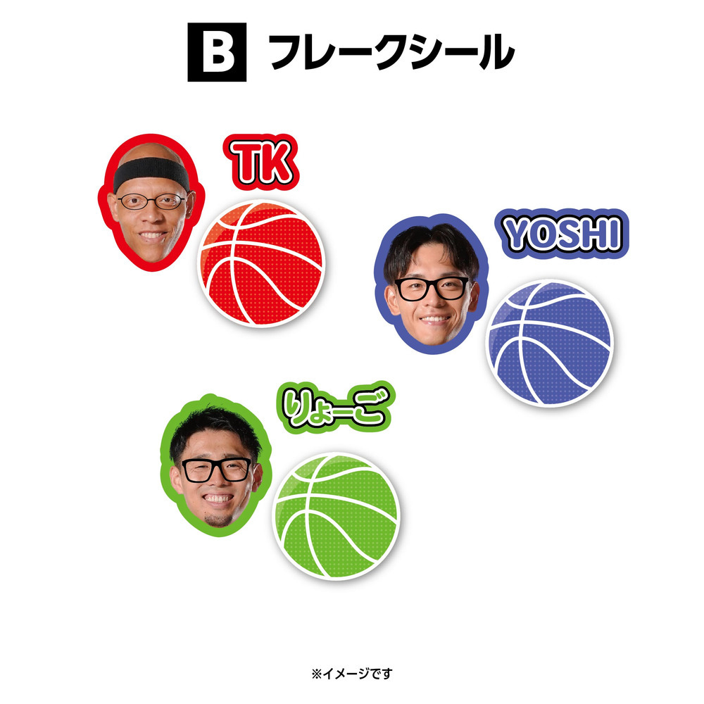 【シークレット】2025-26 選手カラーフレークシール3枚セット全28種 詳細画像 1カラー(選択不可) 2