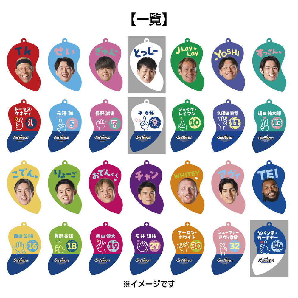 【シークレット】2025-26 ハート形ツインキーホルダー 全14種_左 詳細画像 1カラー(選択不可) 2