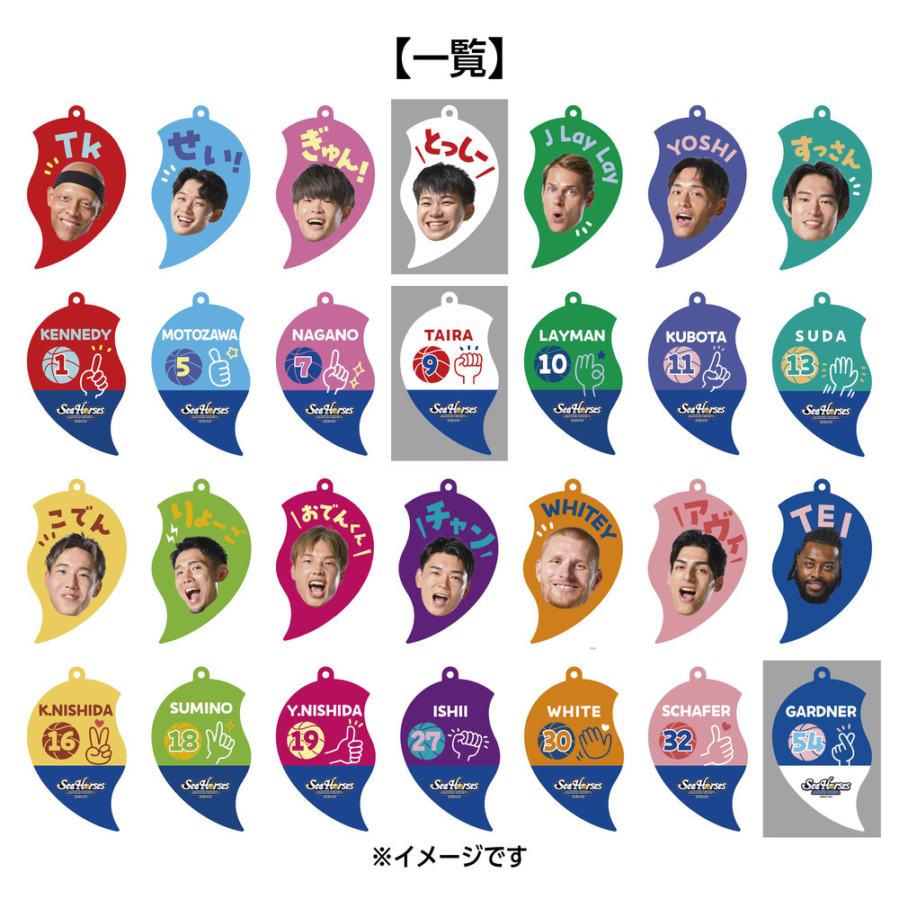 【シークレット】2025-26 ハート形ツインキーホルダー 全14種_右 詳細画像 1カラー(選択不可) 2