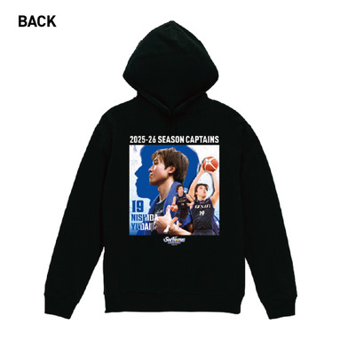 【EC受注限定】【3/16(月)～3/30(月)23:59 期間限定受注】【5月上旬以降出荷予定】2025-26 CAPTAINS プルオーバーパーカー_#19西田ver