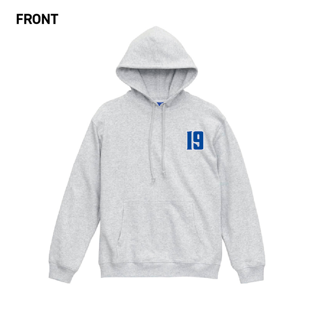 【EC受注限定】【2/25(水)～3/3(火)23:59 期間限定受注】【4月下旬以降出荷予定】2025-26 CAPTAINS プルオーバーパーカー_#19西田ver 詳細画像 アッシュ 2