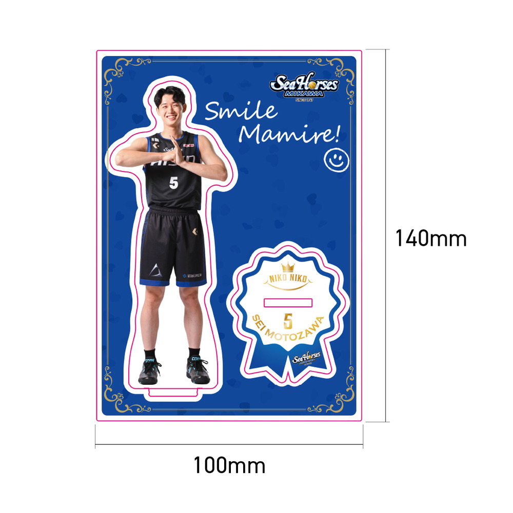 【EC受注限定】【2/20(金)～3/3(火)23:59 期間限定受注】【4月中旬以降出荷予定】2025-26 ニコニコせい アクリルスタンド 詳細画像 1カラー(選択不可) 2