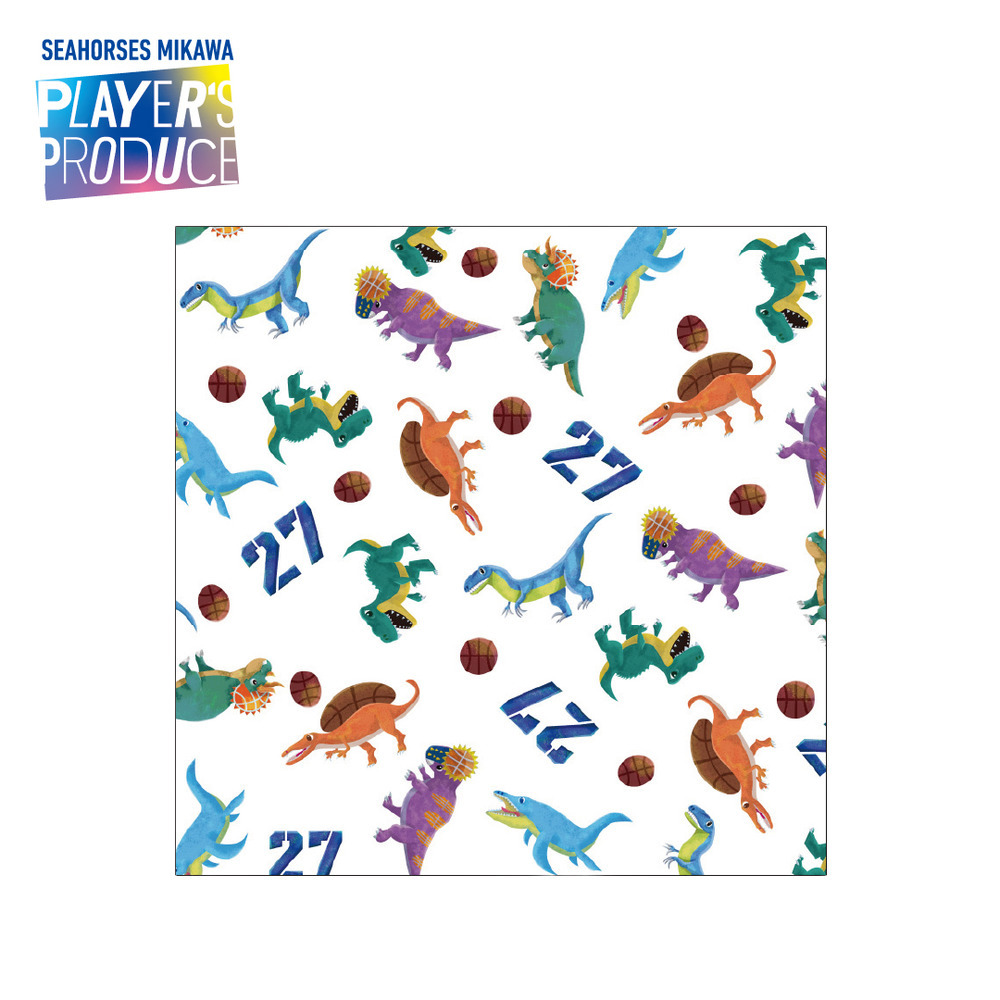 2025-26 恐竜イラスト バンダナ（27石井選手プロデュース） 詳細画像 1カラー(選択不可) 1