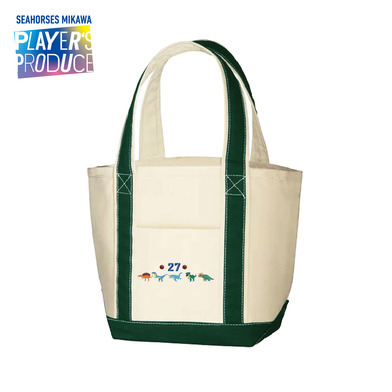 2025-26 恐竜イラスト キャンバストートバッグ（27石井選手プロデュース）