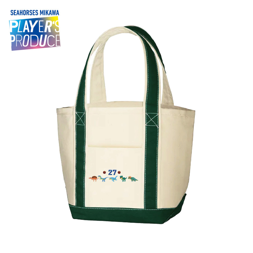 2025-26 恐竜イラスト キャンバストートバッグ（27石井選手プロデュース） 詳細画像 1カラー(選択不可) 1