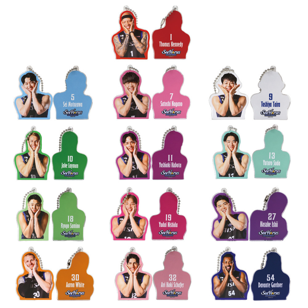 【シークレット】2025-26 小顔ポーズアクリルブロックキーホルダー全13種 詳細画像 1カラー(選択不可) 2