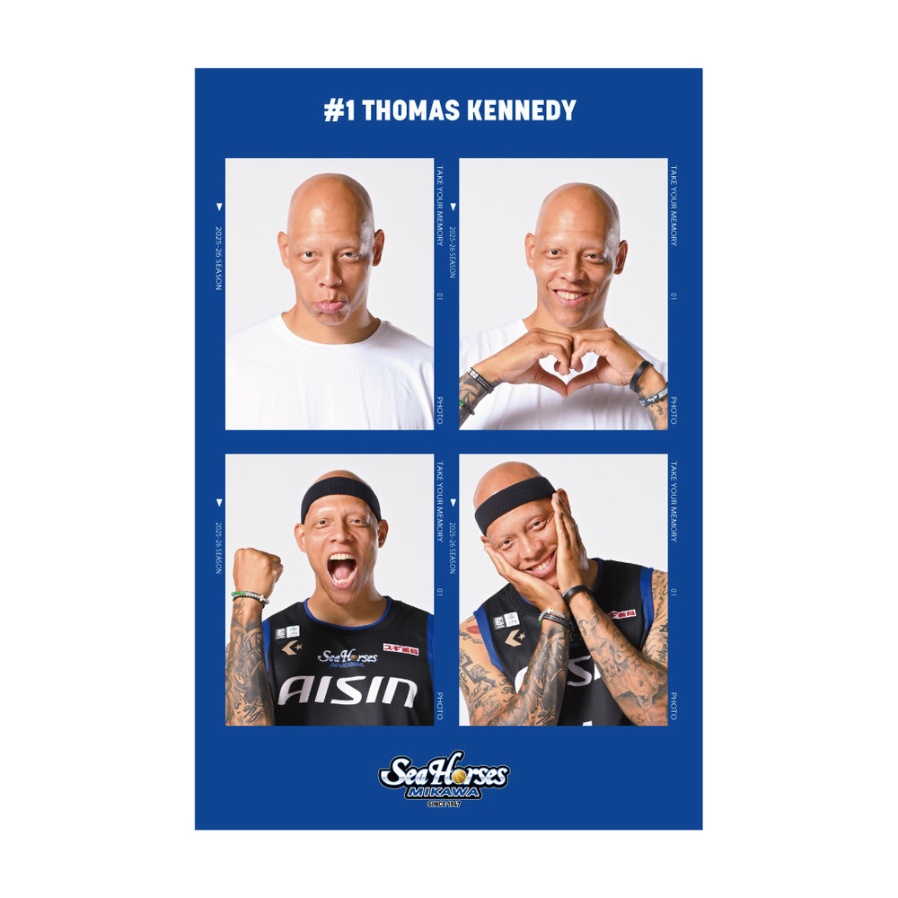 2025-26 プリクラ風シール  詳細画像 #1 トーマス・ケネディ 1