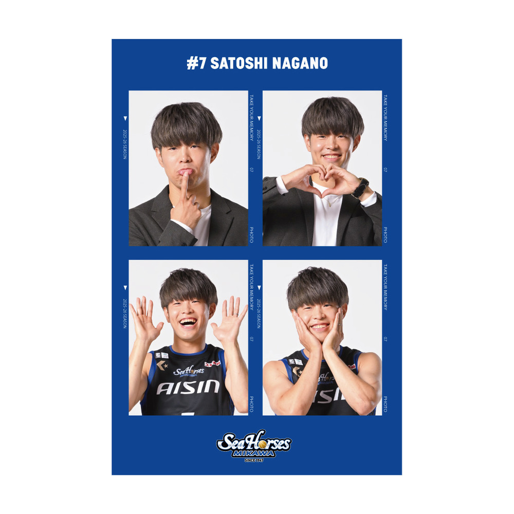 2025-26 プリクラ風シール  詳細画像 #7 長野 誠史 1