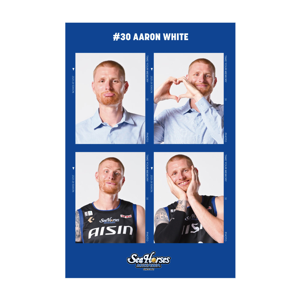 2025-26 プリクラ風シール  詳細画像 #30 アーロン・ホワイト 1