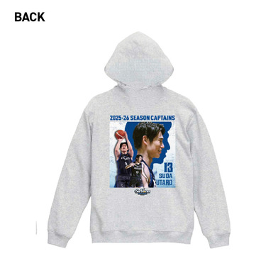 【EC受注限定】【3/16(月)～3/30(月)23:59 期間限定受注】【5月上旬以降出荷予定】2025-26 CAPTAINS プルオーバーパーカー_#13須田ver