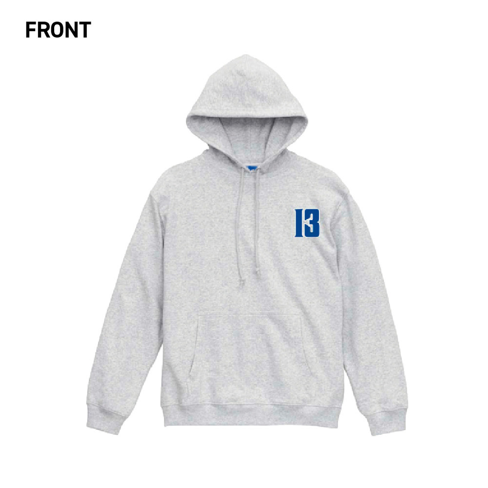 【EC受注限定】【3/16(月)～3/30(月)23:59 期間限定受注】【5月上旬以降出荷予定】2025-26 CAPTAINS プルオーバーパーカー_#13須田ver 詳細画像 アッシュ 2