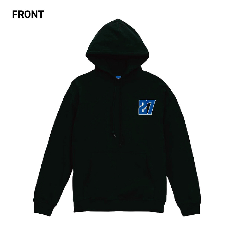 【EC受注限定】【3/16(月)～3/30(月)23:59 期間限定受注】【5月上旬以降出荷予定】2025-26 CAPTAINS プルオーバーパーカー_#27石井ver 詳細画像 ブラック 2