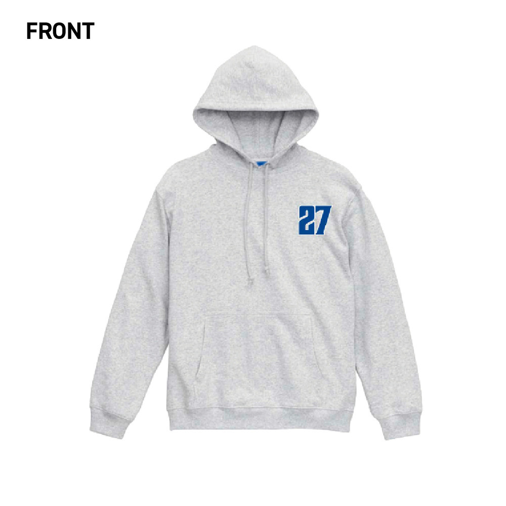 【EC受注限定】【3/16(月)～3/30(月)23:59 期間限定受注】【5月上旬以降出荷予定】2025-26 CAPTAINS プルオーバーパーカー_#27石井ver 詳細画像 アッシュ 2