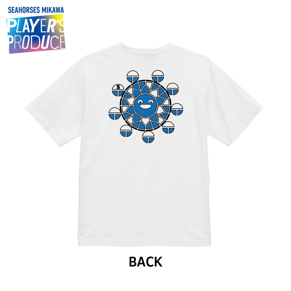 【EC受注限定】【4/6(月)～4/12(日)23:59 期間限定受注】【5月中旬以降出荷予定】2025-26 観覧車5ロゴコットンTシャツ（5元澤選手プロデュース） 詳細画像 ホワイト 1