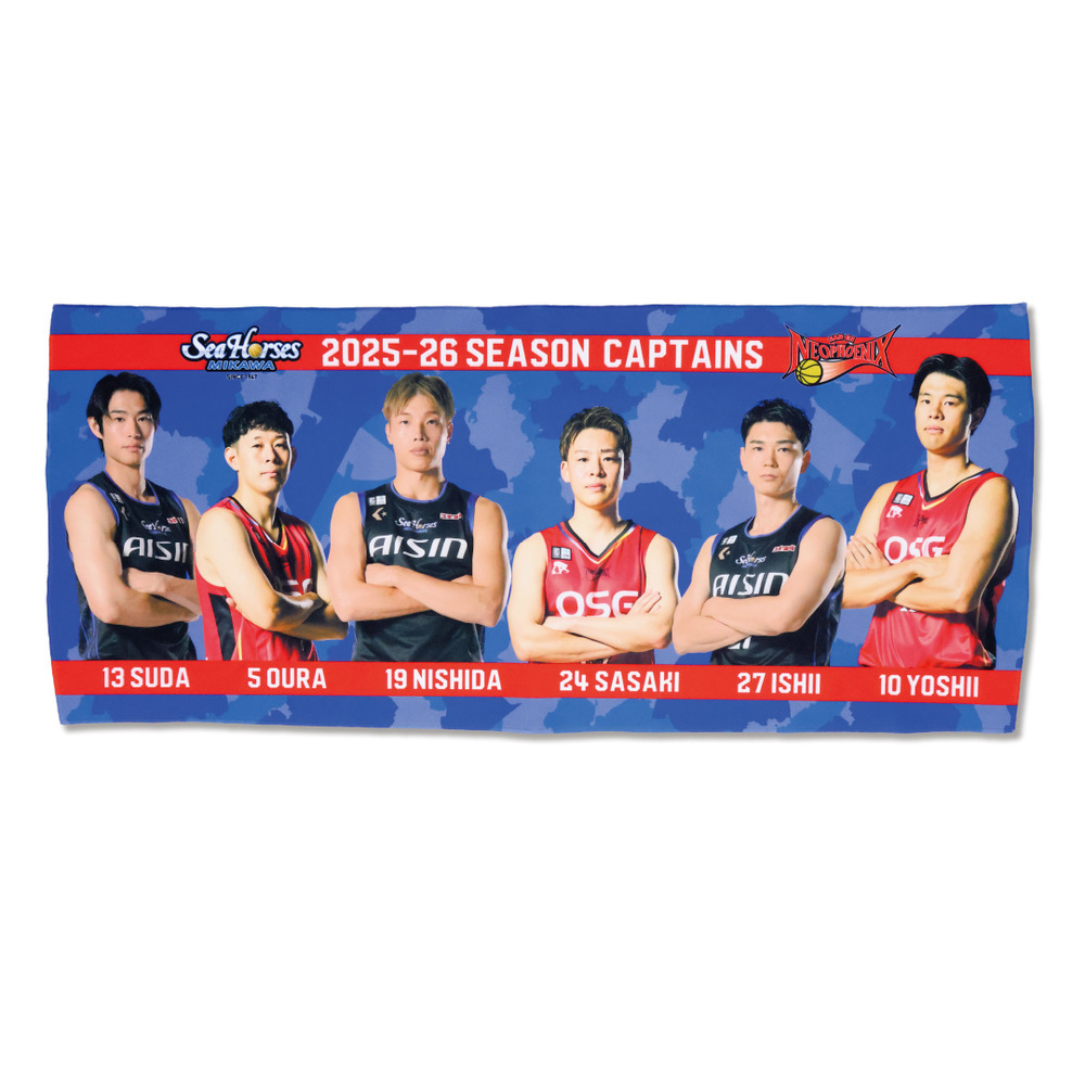 2025-26 三河&times;三遠 コラボ フェイスタオル_三河ver 詳細画像 1カラー(選択不可) 1