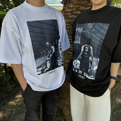 2025-26 COME BACK コットンTシャツ_BLK