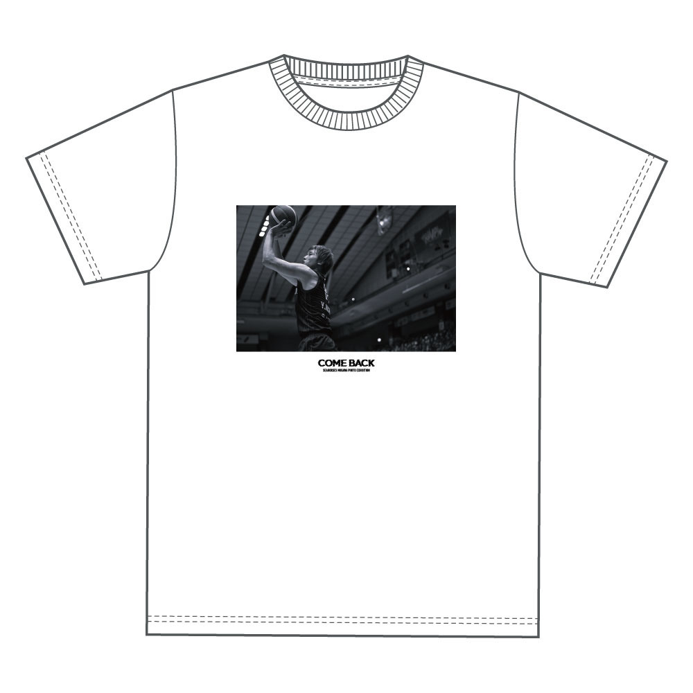 2025-26 COME BACK コットンTシャツ_WHT 詳細画像 #19 西田 優大 1