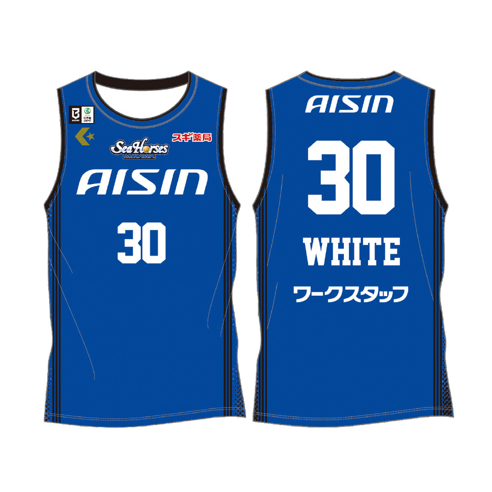 ★キャンペーン実施中【受注生産】【7/1(水)～7/6(月)23:59 期間限定受注】【「AICHI CENTRAL CUP 2026」までにお届け！最短2026/9/上旬以降出荷予定※区分ごとに納期が異なります】2026-27 ★オーセンティックユニフォーム_HOME 詳細画像 #30 アーロン・ホワイト 1