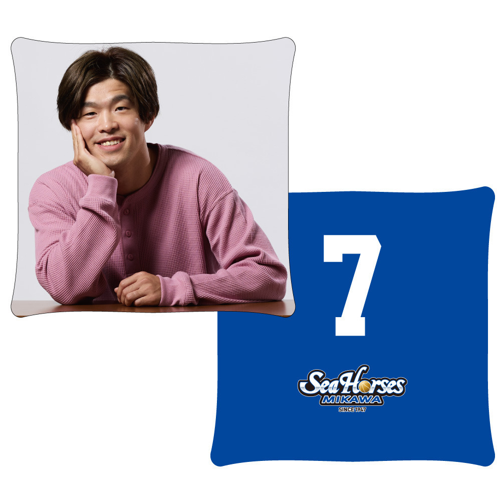 【受注生産】【10/16(金)～10/25(日)23:59 期間限定受注】【2026/12/上旬以降出荷予定】【26-27】頬杖ポーズスクエアクッション 詳細画像 #7 長野 誠史 1