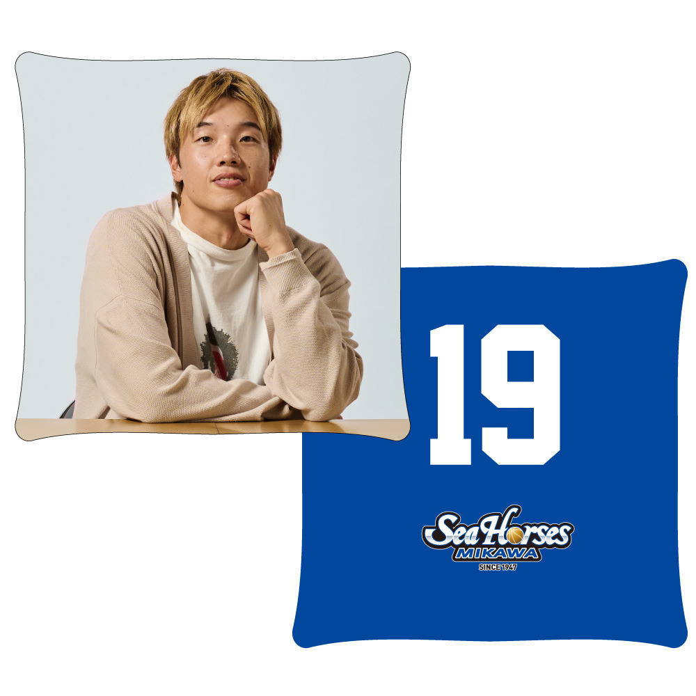 【受注生産】【10/16(金)～10/25(日)23:59 期間限定受注】【2026/12/上旬以降出荷予定】【26-27】頬杖ポーズスクエアクッション 詳細画像 #19 西田 優大 1