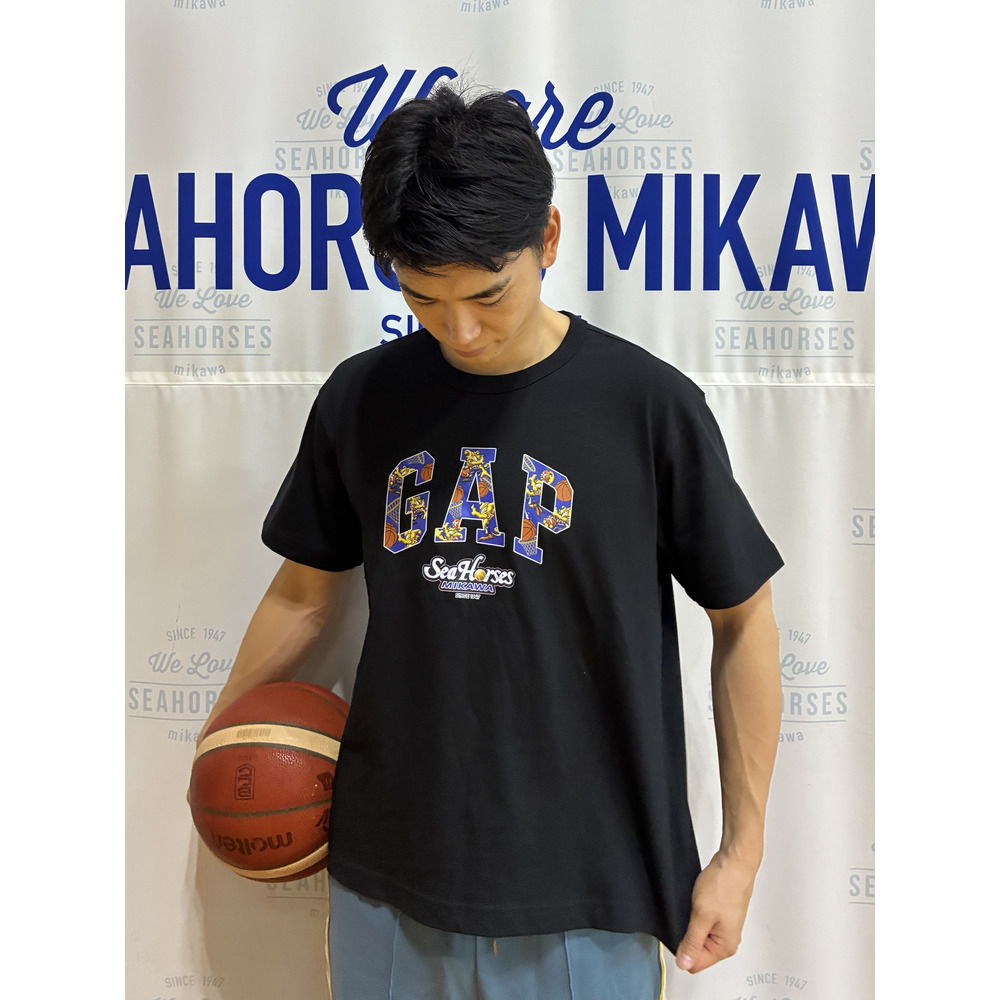 【26-27】GAPコラボTシャツ_BLK 詳細画像 ブラック 1