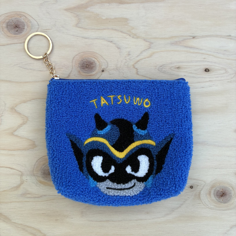 サガラ刺繍ミニポーチ_タツヲ 詳細画像 1カラー(選択不可) 1