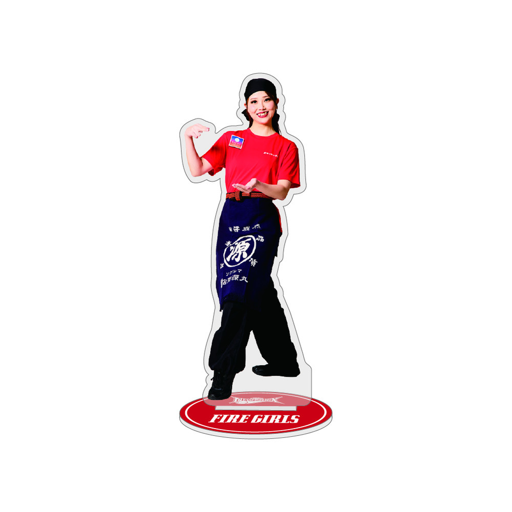 【シークレット】物語コーポレーションコラボ FIREGIRLS アクリルスタンド 2025-26 詳細画像 レッド 2