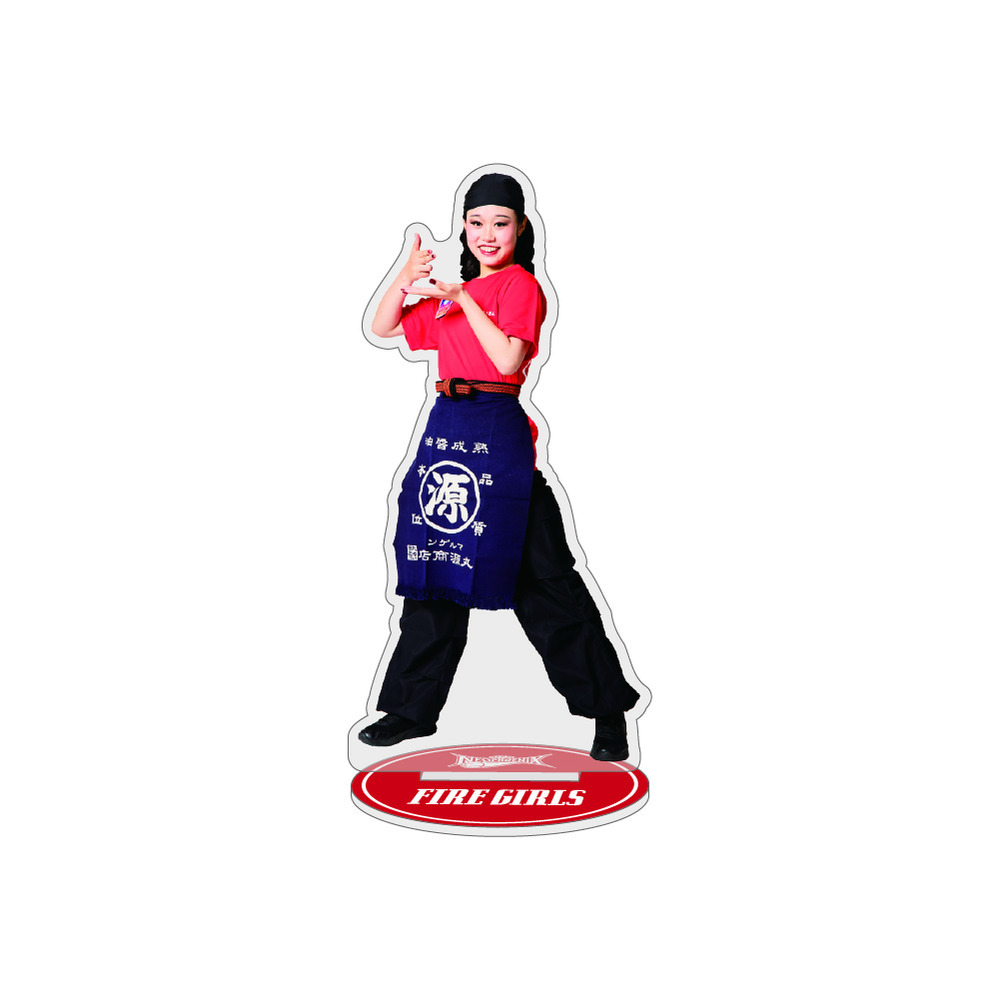 【シークレット】物語コーポレーションコラボ FIREGIRLS アクリルスタンド 2025-26 詳細画像 レッド 9